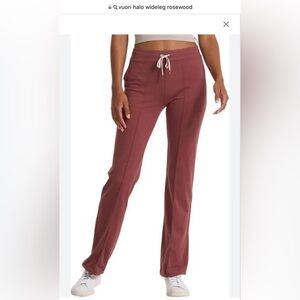 BNWT Vuori Halo Essential Wideleg S in Rosewood heather